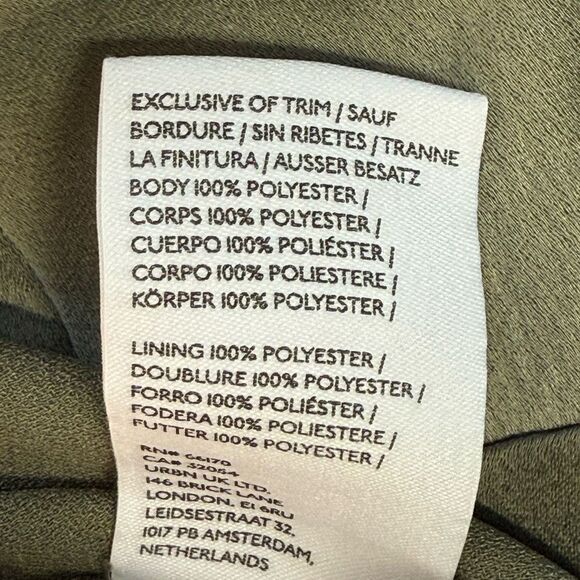 BHLDN Dylan One-Shoulder Satin Side-Slit Gown Sz 0 - Picture 11 of 11